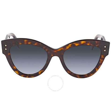 fendi ff 0266 s 086 52 9o dark havana|Fendi Peekaboo Dark Havana Cat Eye Ladies .